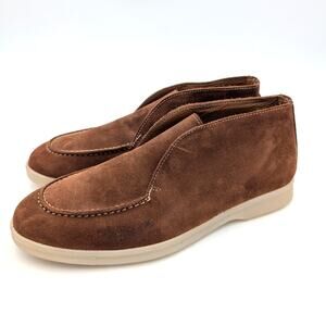 Bruno Magli Priscilla Suede Chukka Boots Women's Light Brown Size US10 EU41